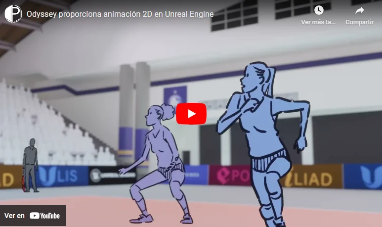Odyssey combina animación 2D y potencia 3D en tiempo real
