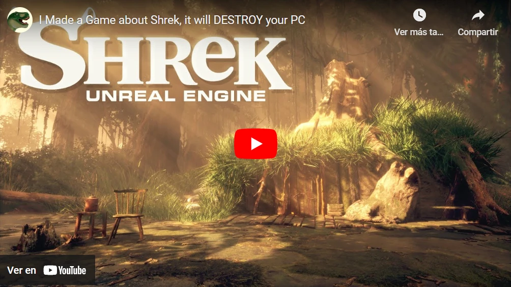 Videojuego de Shrek realizado por fans