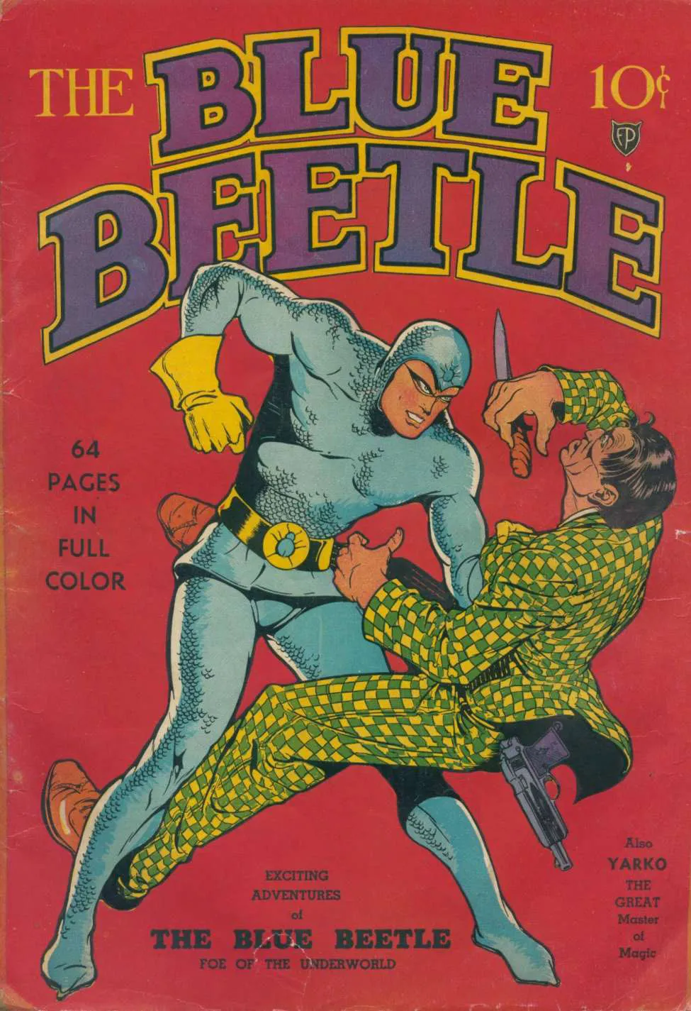 Blue Beetle portada del primer cómic