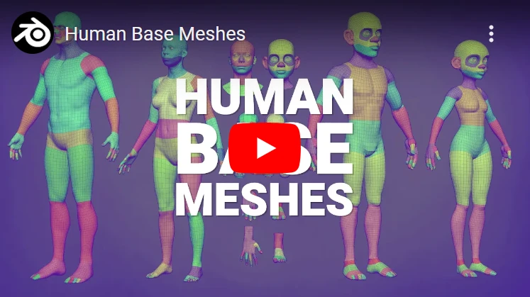 Human Base Meshes