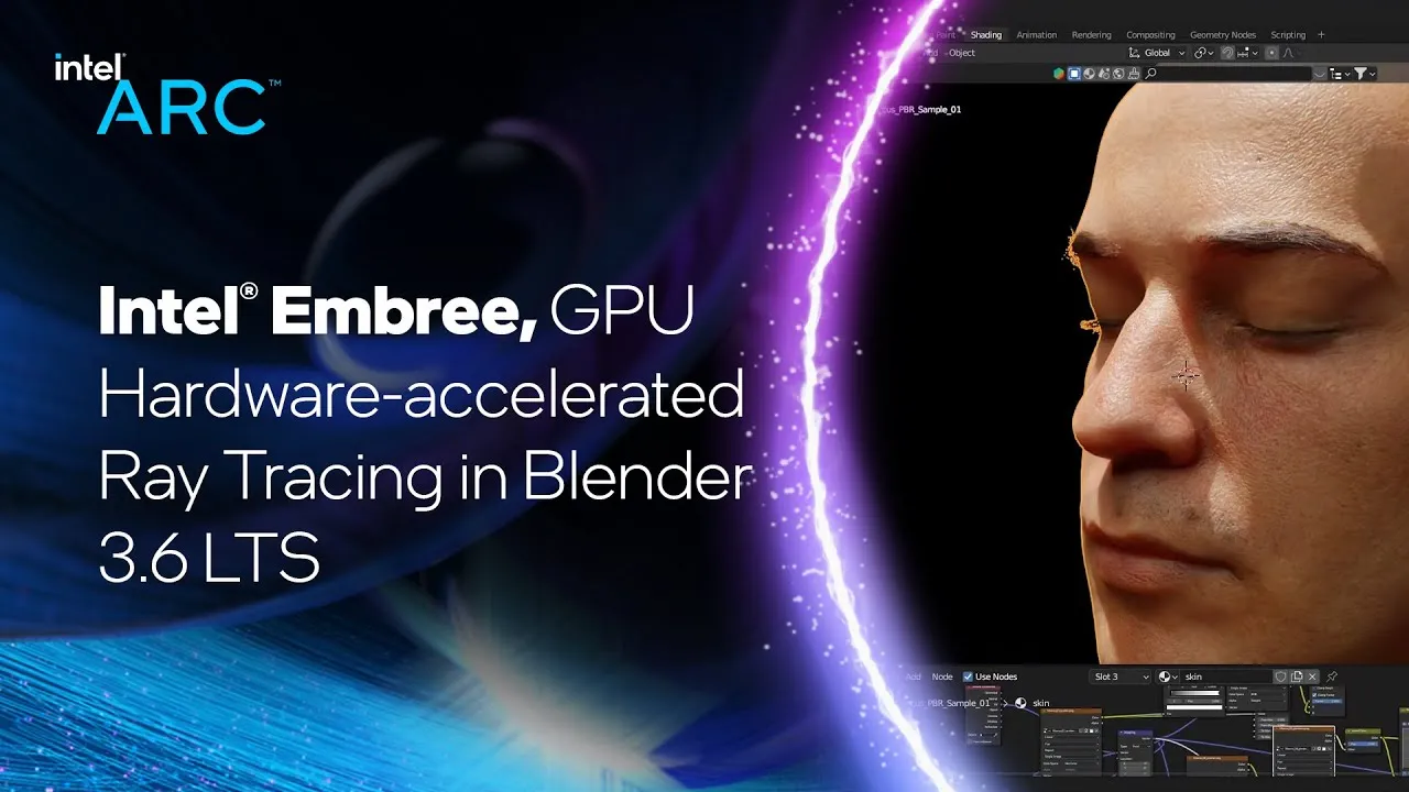 Trazado de rayos acelerado por hardware en las GPU de AMD e Intel para Blender