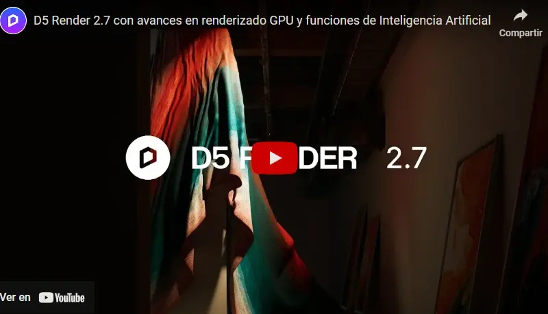 D5 Render genera modelos 3D con inteligencia artificial