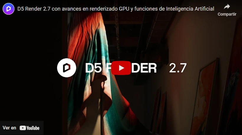 D5 Render genera modelos 3D con inteligencia artificial