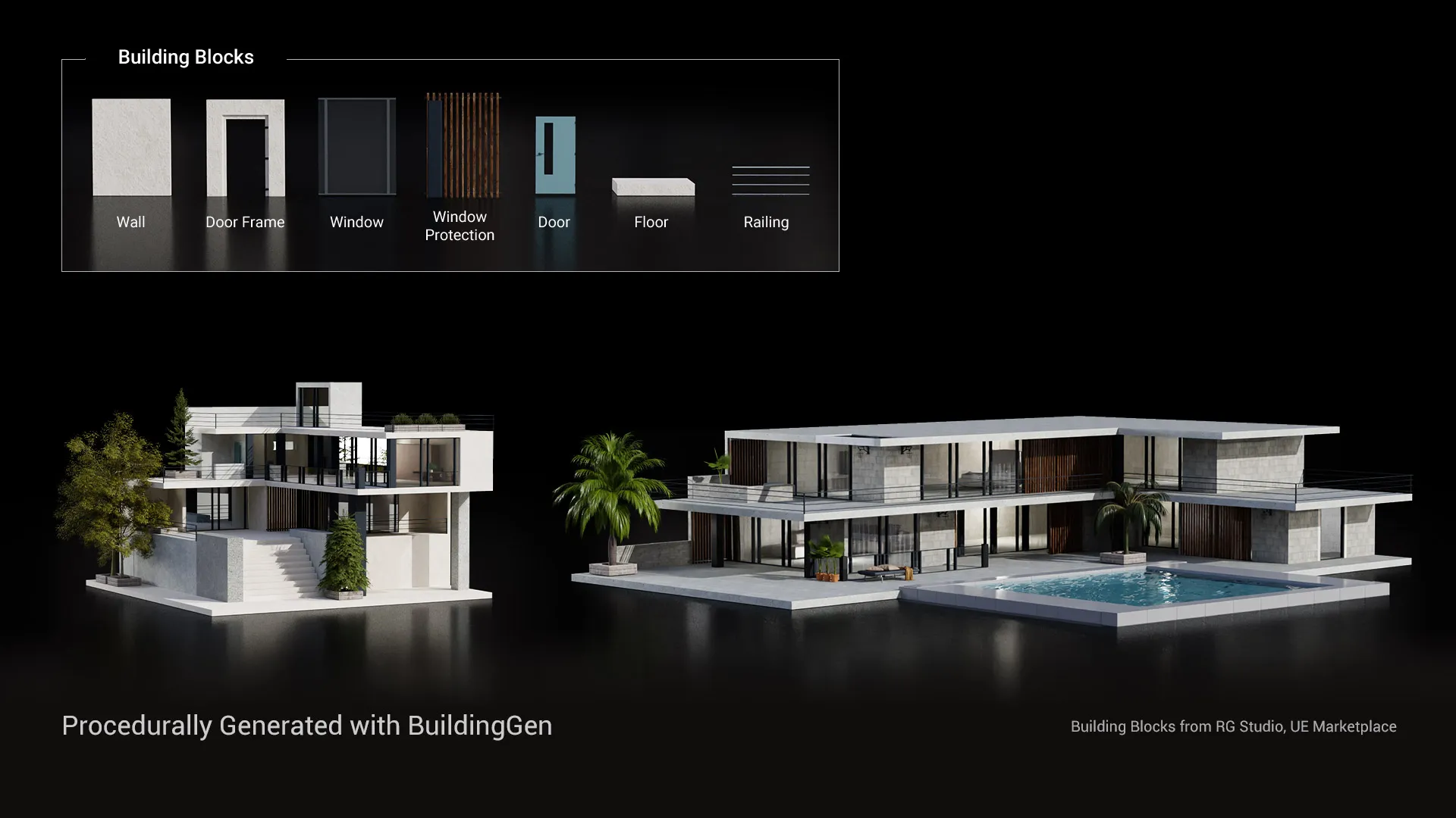 BuildingGen representa la decoración inteligente de edificios en iClone