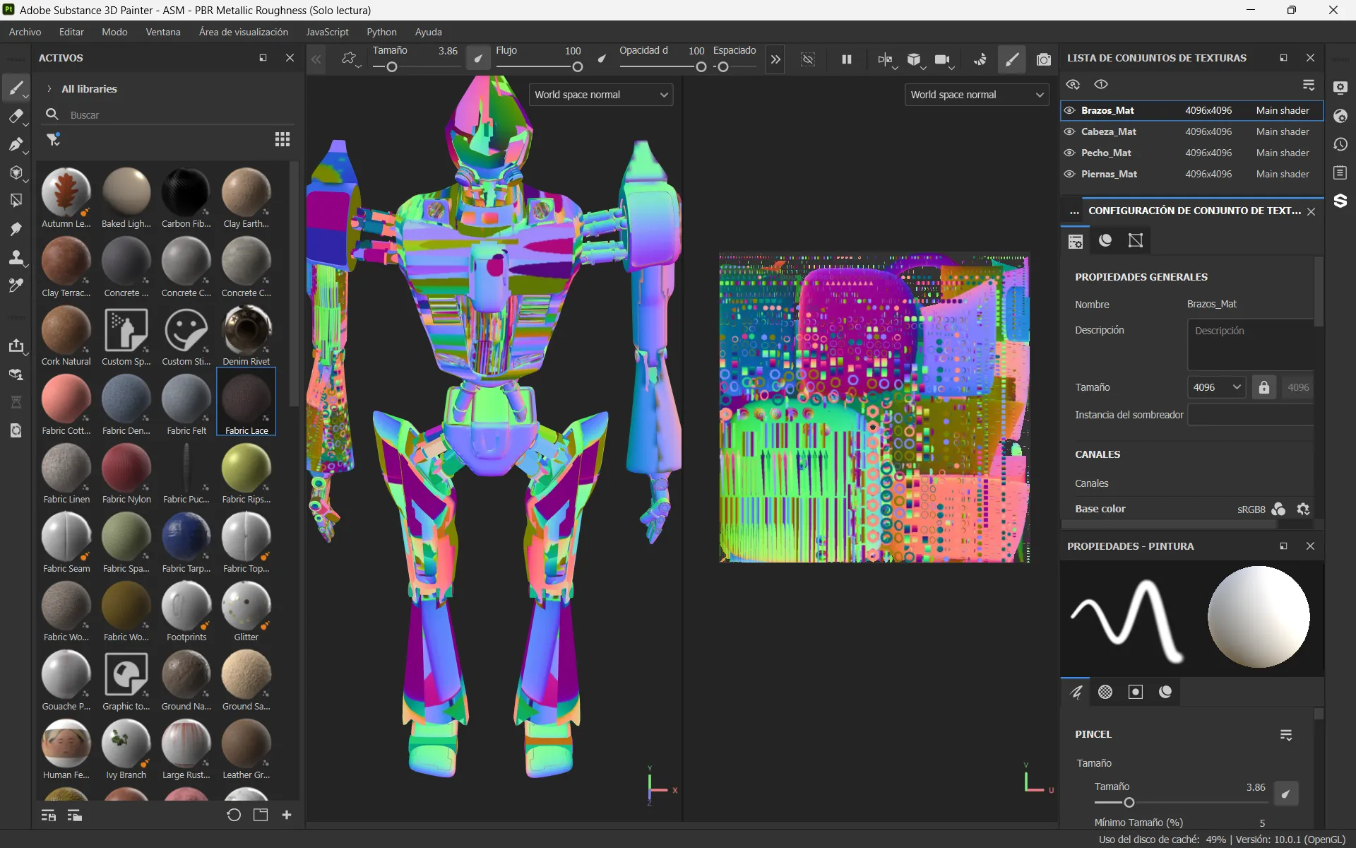 UVs en Blender para un Baking en Substance Painter